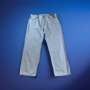Levi's 94 Baggy Wide Leg Light Wash Jeans Women's 34x31 New